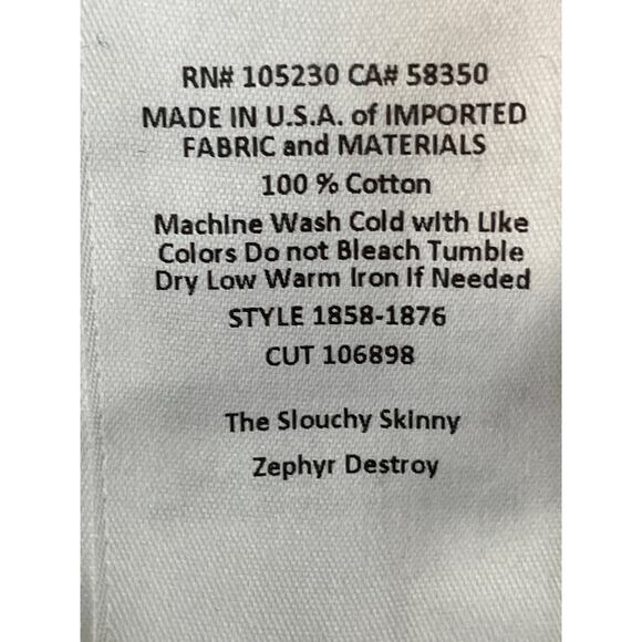 Current Elliott Distresssed Whiskering Women's Straight Leg Jeans 27 - Picture 6 of 6